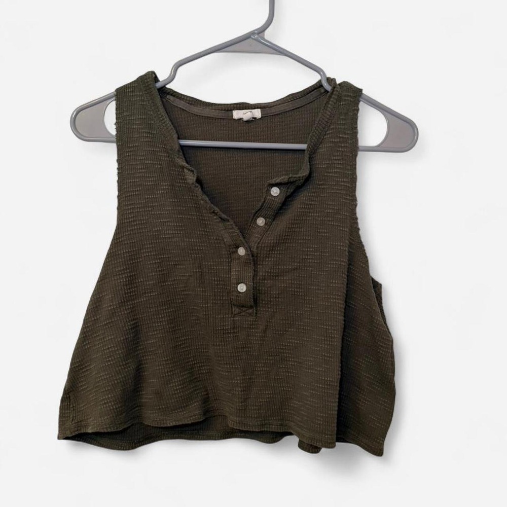 Aerie olive green tank top, Size M